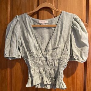 Puff sleeve crop top